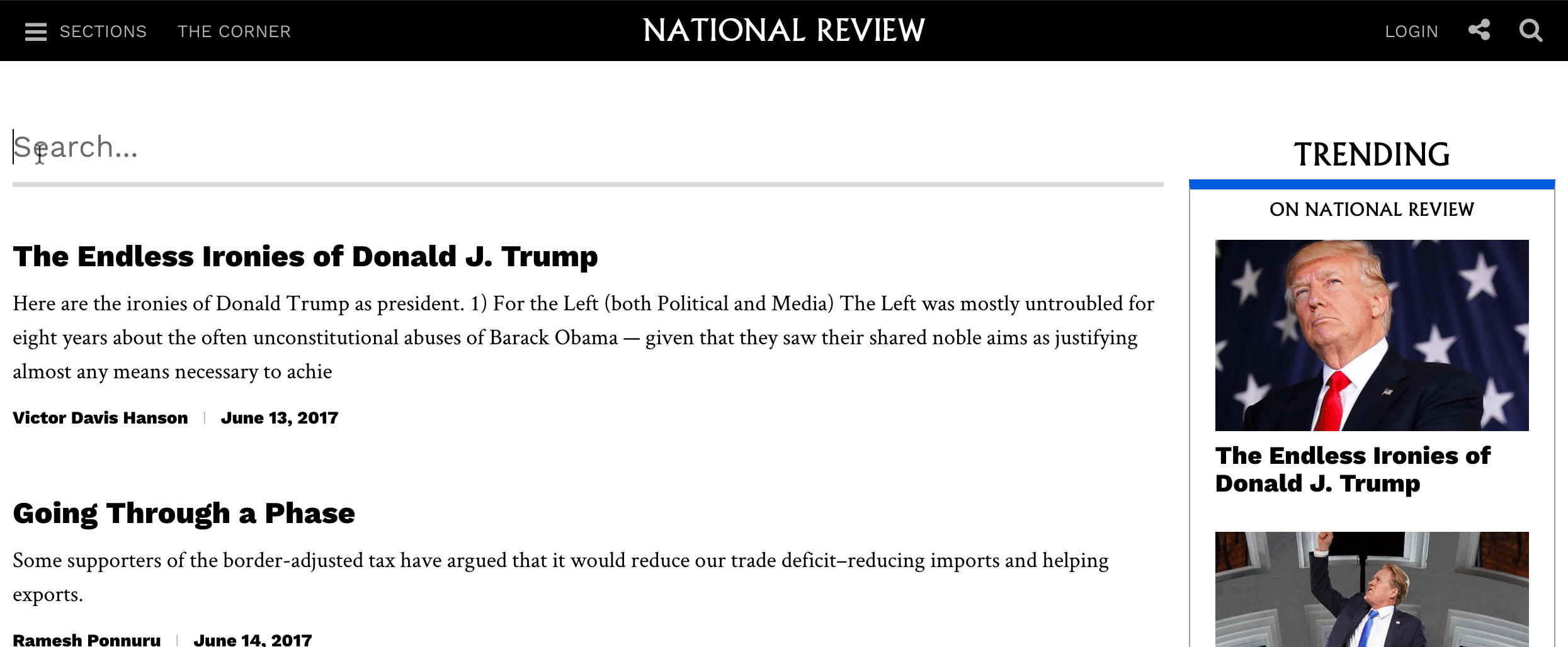 National Review Search